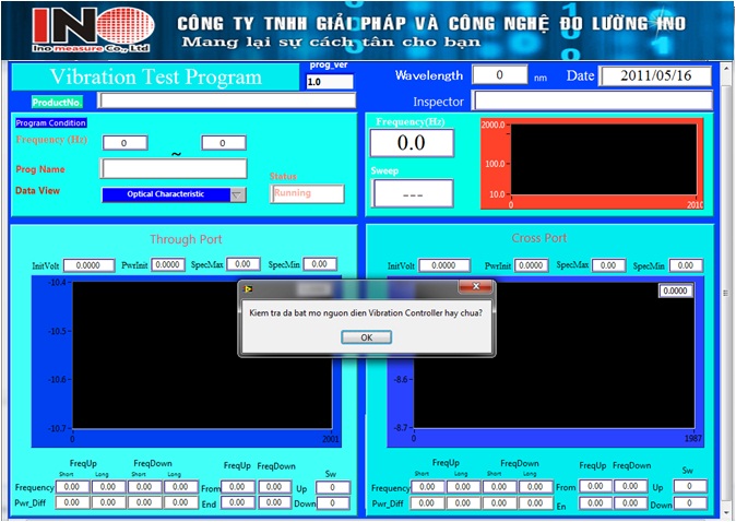 Vibration testing, vibration test, vibration test, test frequency, ranging